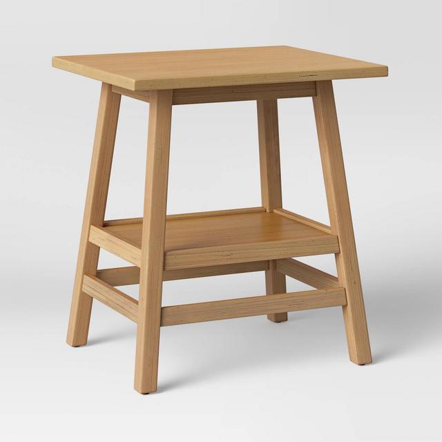 Haverhill Wood End Table Natural - Threshold™