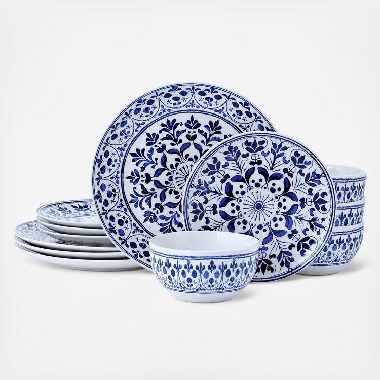 Pfaltzgraff, Medallion Radiance 12-Piece Dinnerware Set, Service