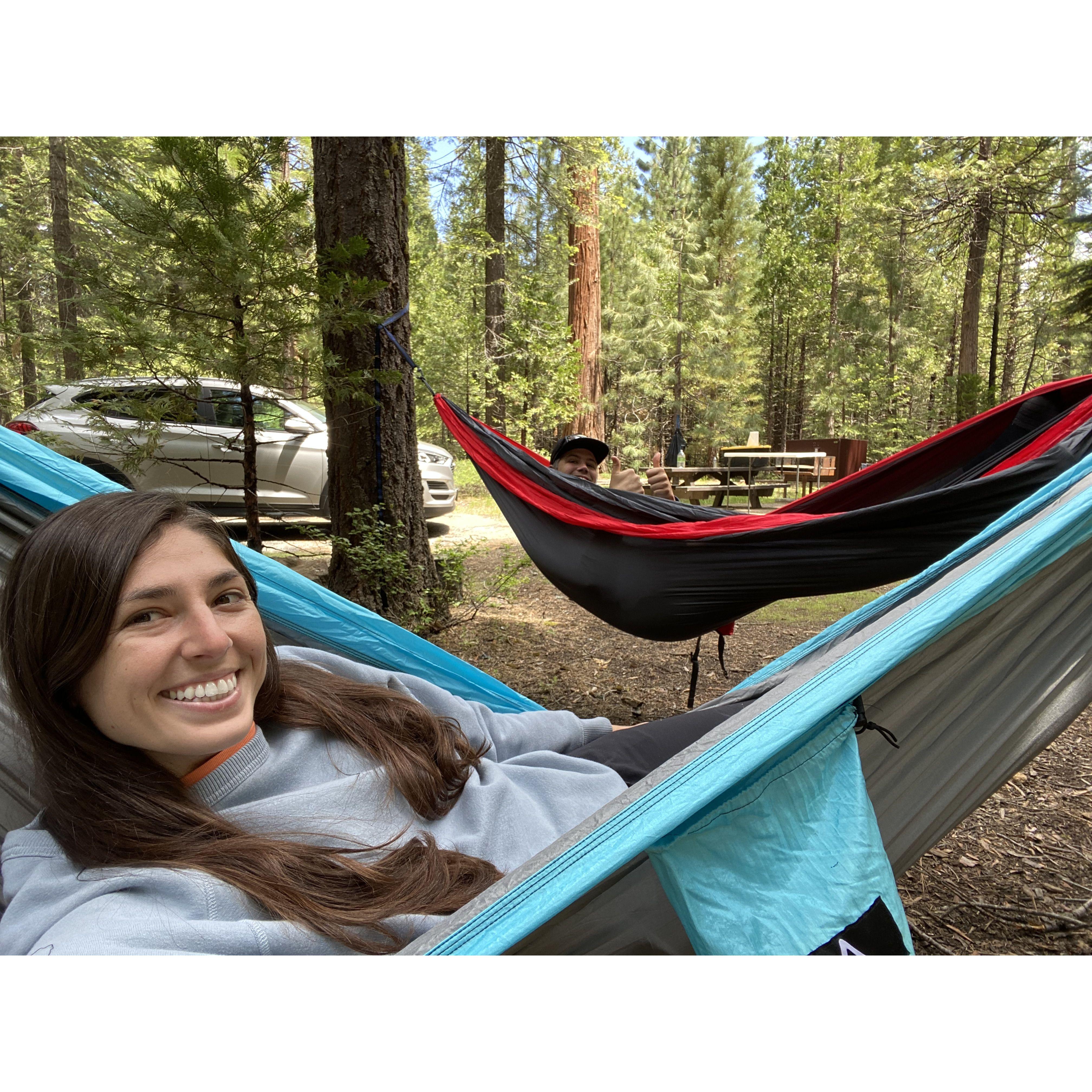 Our favorite spot while camping!