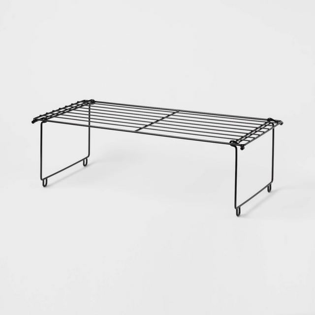 Stackable Single Shoe Rack Black - Brightroom™