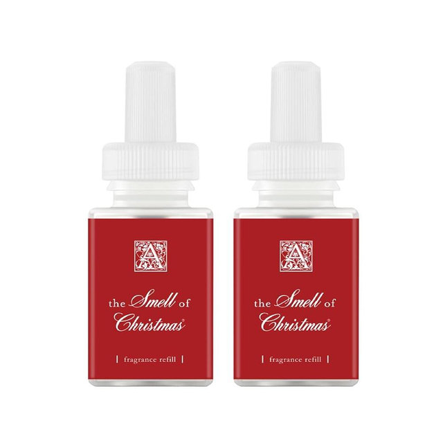 Pura and Aromatique - Fragrance for Smart Home Air Diffusers - Room Freshener - Aromatherapy Scents for Bedrooms & Living Rooms - Odor Eliminator - 2 Pack - The Smell of Christmas