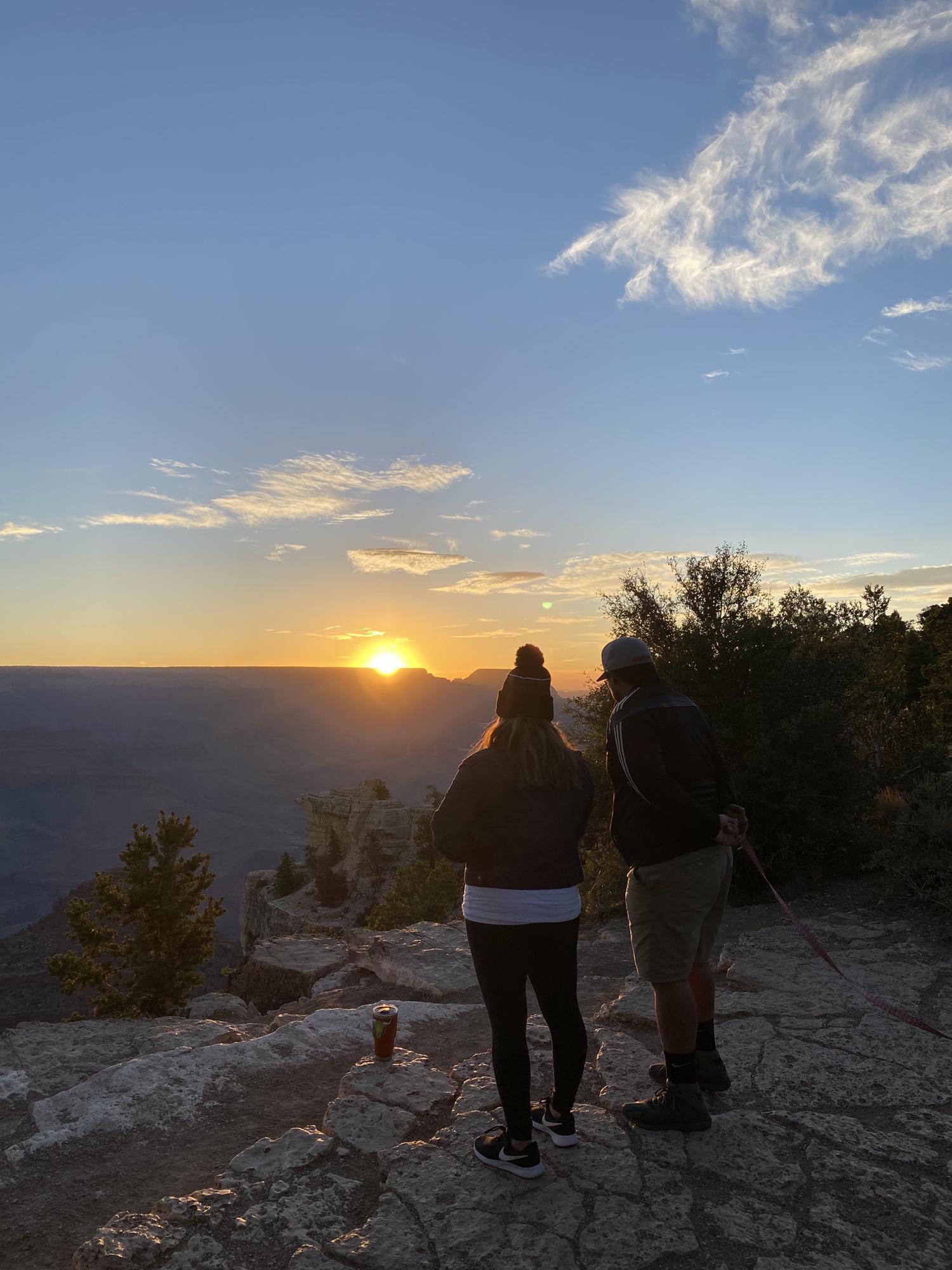 Visiting the Grand Canyon at Sunrise