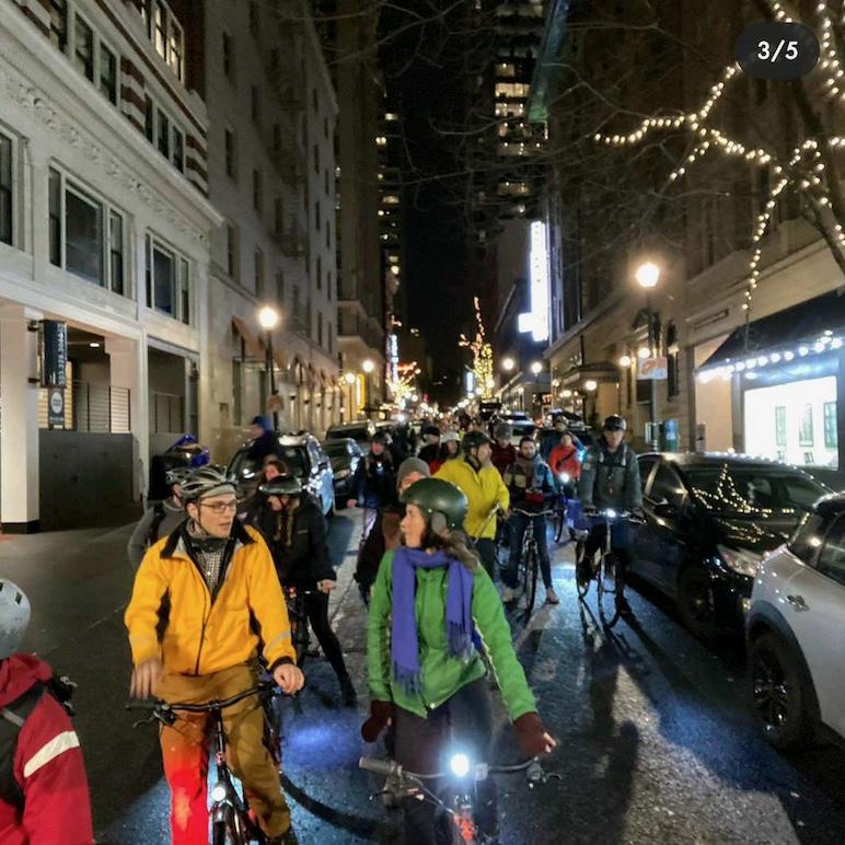 Downtown on Thursday Night Ride