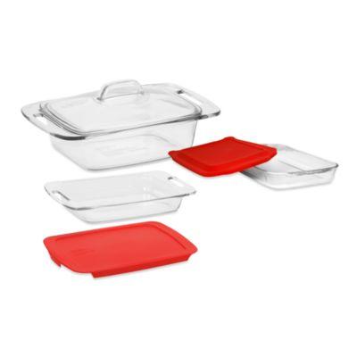 Pyrex® Easy Grab™ Glass Bakeware set