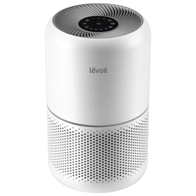 LEVOIT Air Purifier for Home Allergens Pet Hair in Bedroom, Covers Up to 1073 ft² by 56W High Torque Motor, AHAM VERIFIDE, 3-in-1 Filter with HEPA Sleep Mode, Remove Dust Smoke Odor, Core300-P, White