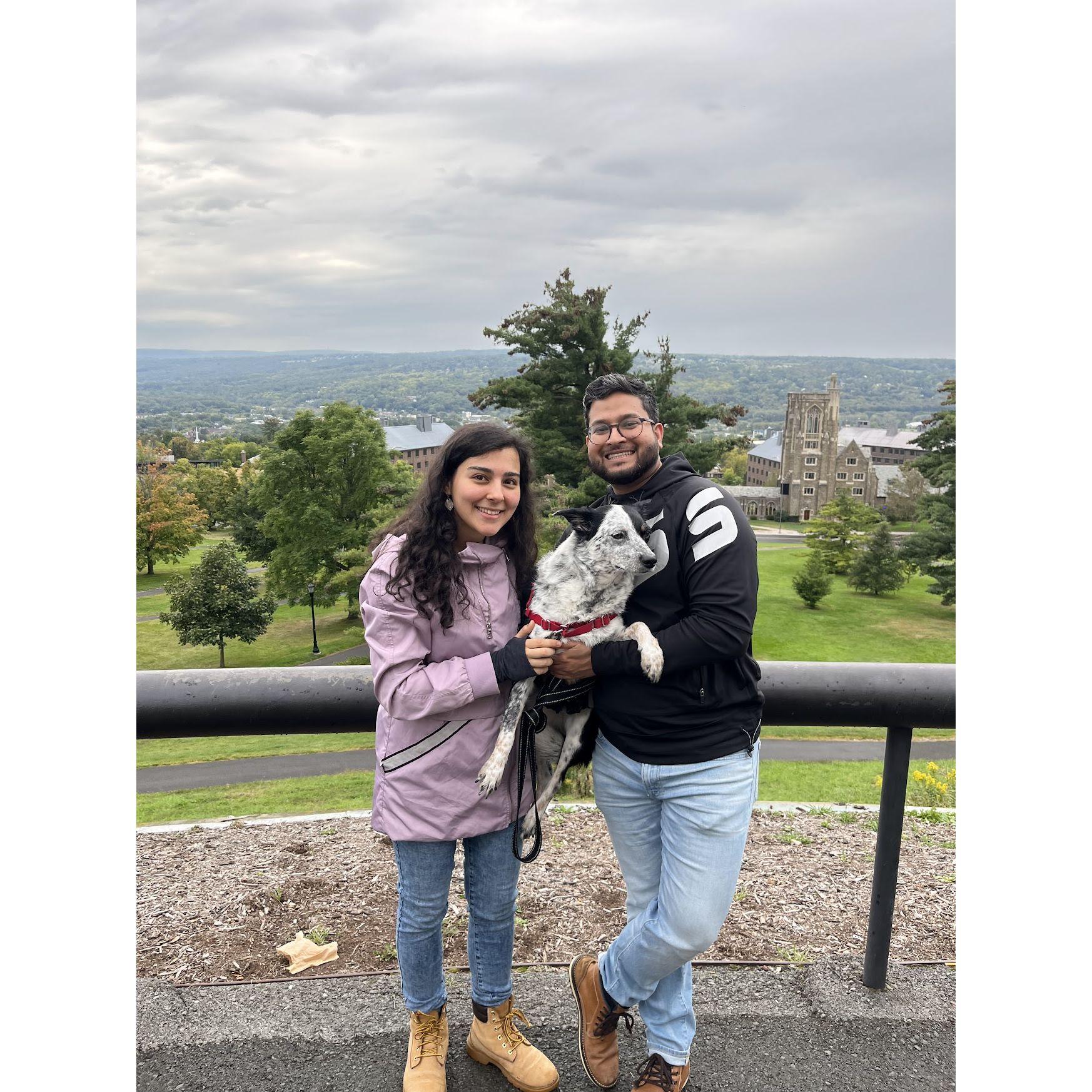 Visiting Rebecca's old stomping grounds, Cornell (2023)