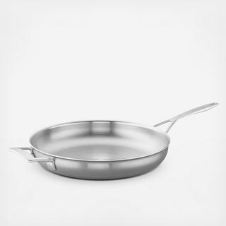 Industry Stainless Steel Fry Pan with Helper Handle