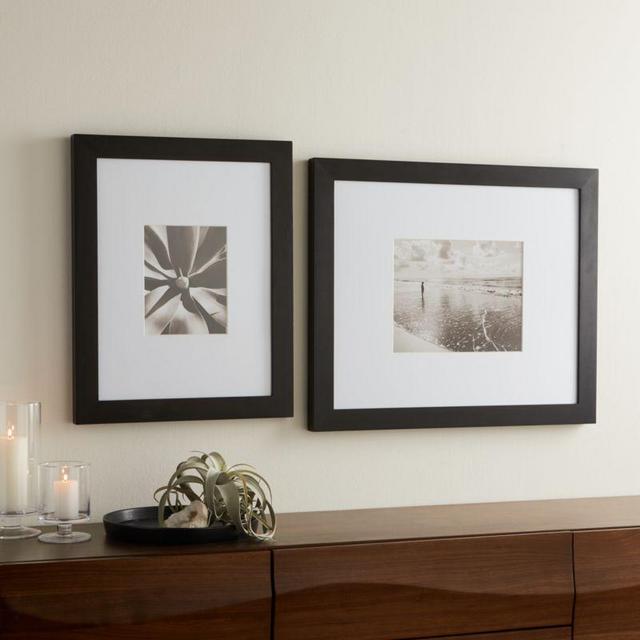 Locke Black Wide Profile Frames