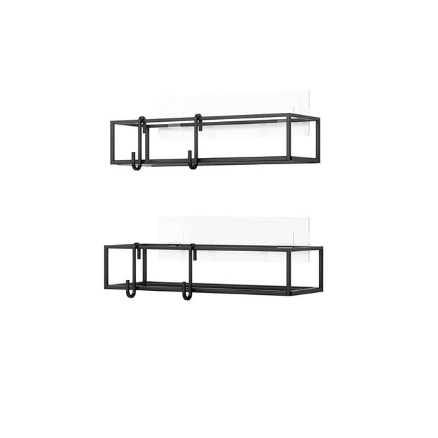 Umbra Cubiko Shower Bin Caddy Set, Black