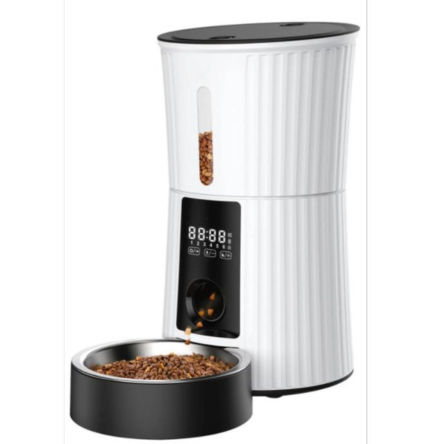 Timed Automatic Dog Feeder - White