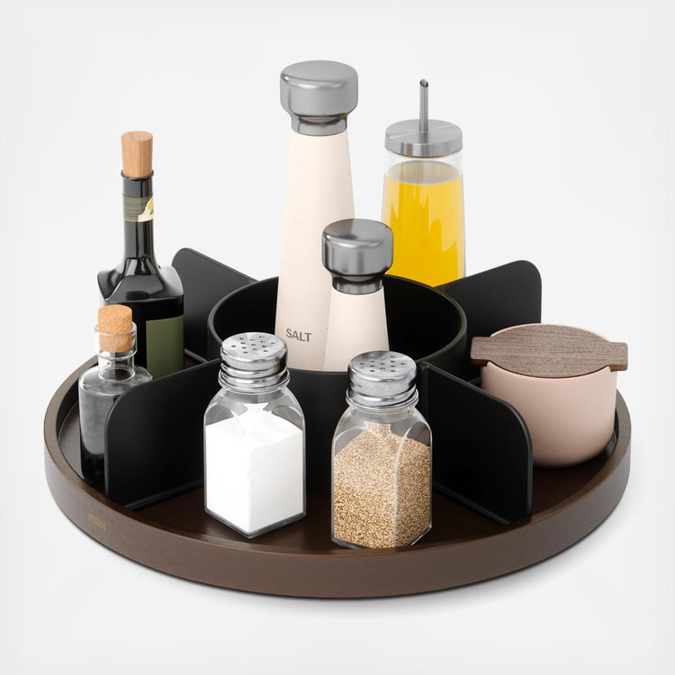 Umbra, Bellwood Lazy Susan Divided Organizer | Zola