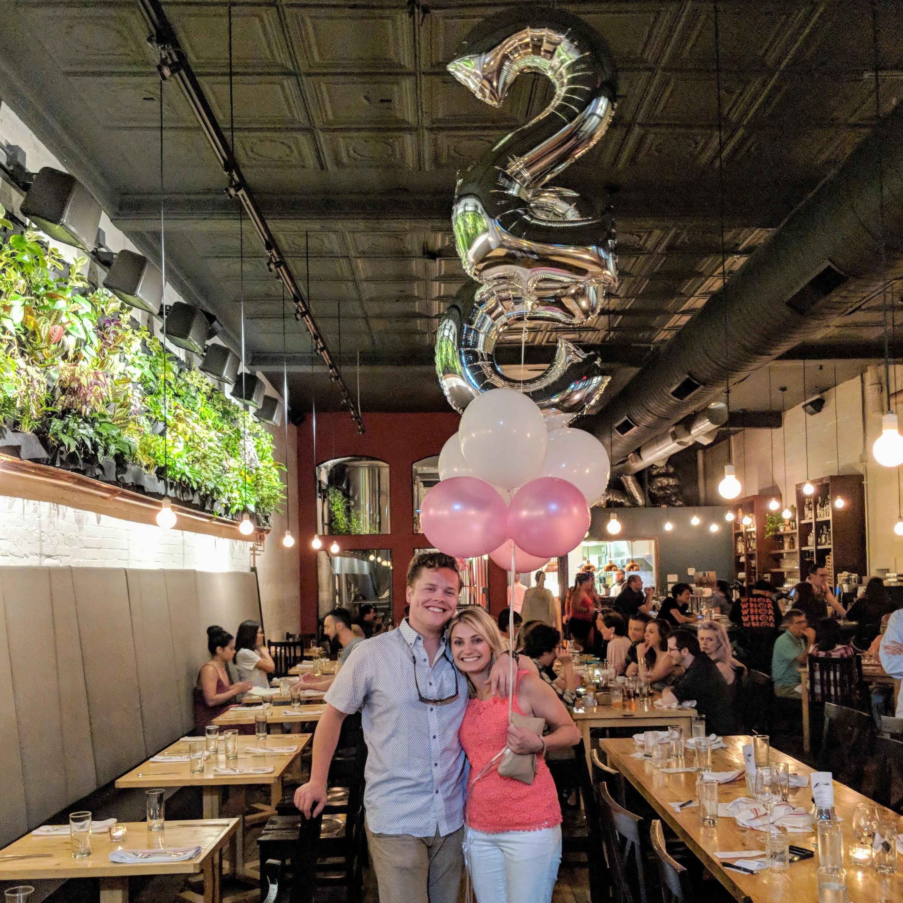 Evan threw me a surprise birthday party for my 25th birthday!