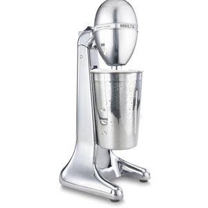 Hamilton Beach DrinkMaster Electric Drink Mixer, Retro Milkshake Maker & Milk Frother, 2 Speeds, Extra-Large 28 oz. Stainless Steel Cup, Classic Chrome