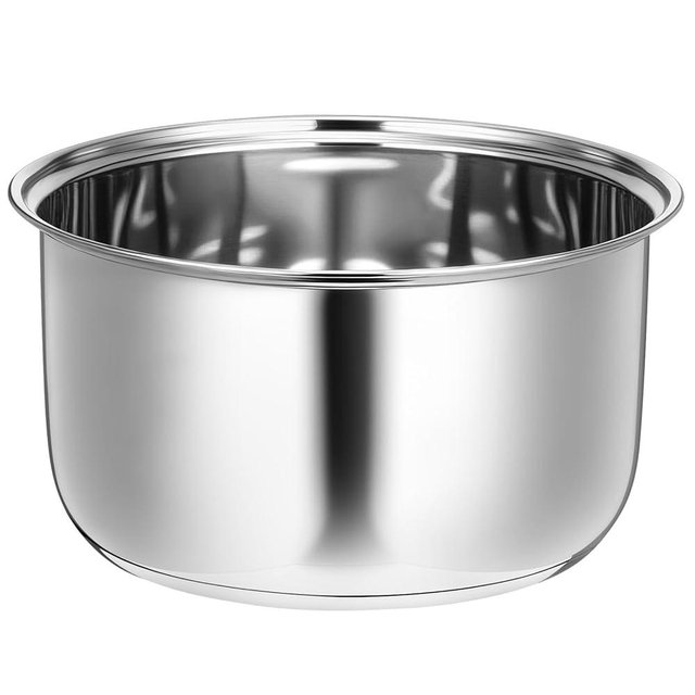 Baderke 304 Stainless Steel Inner Pot Compatible with Zojirushi NS-TSC10 and Tiger JBV-A10U Rice Multi-cooker (5.5 Cups) 3L Inner Bowl Replacement Pot Rice Cooker Stainless Steel