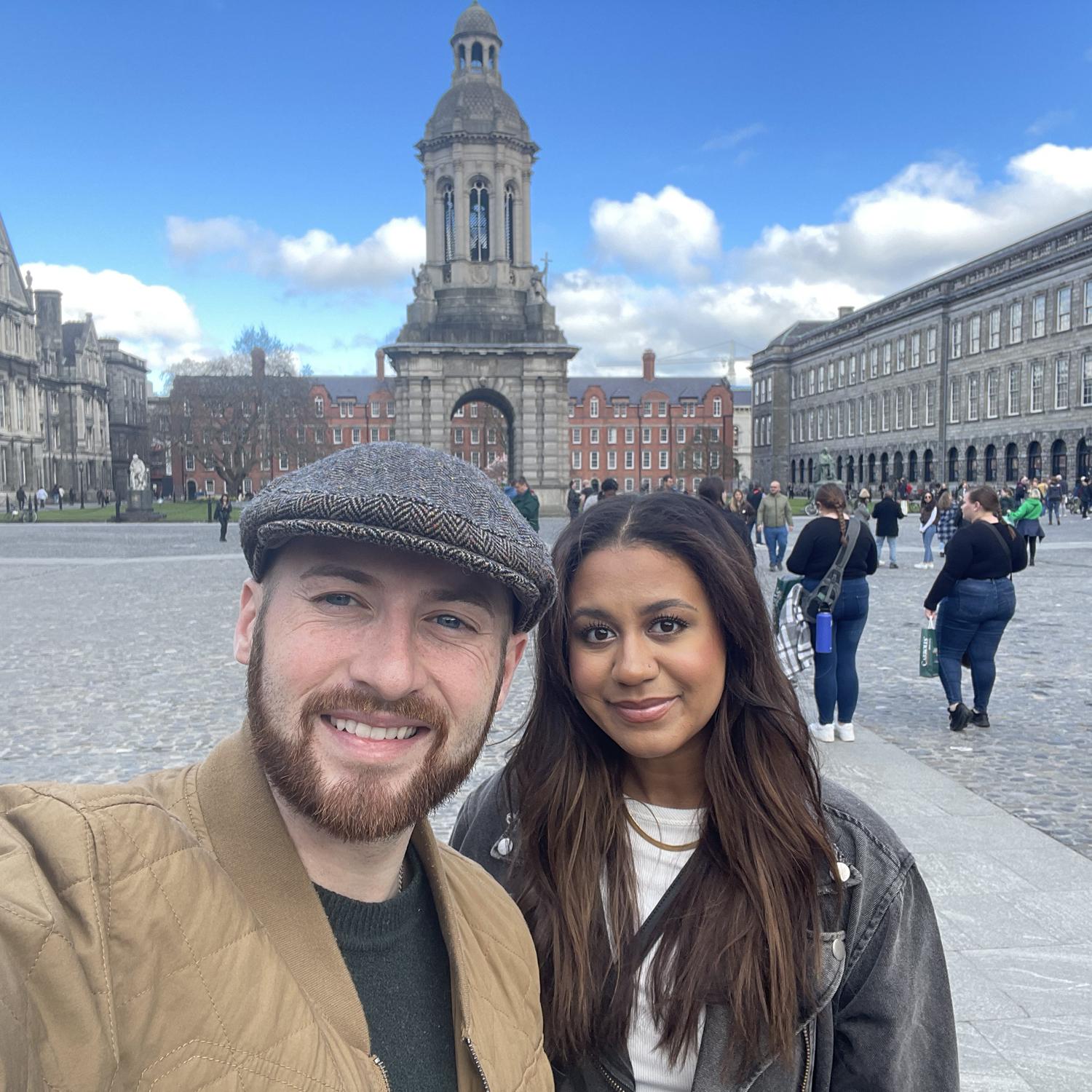 2nd stop on the first trip to Europe together - Dublin Ireland