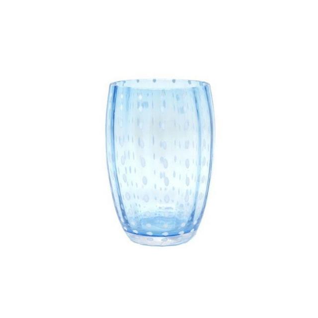 Handblown Italian Glass, Aquamarine