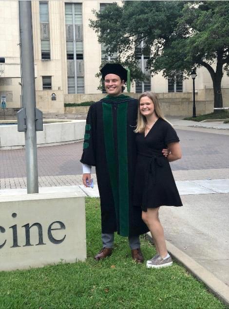Andy graduated Medical School in May and started his residency in Anesthesiology at BCM in Houston in July 2020 (during a COVID outbreak)