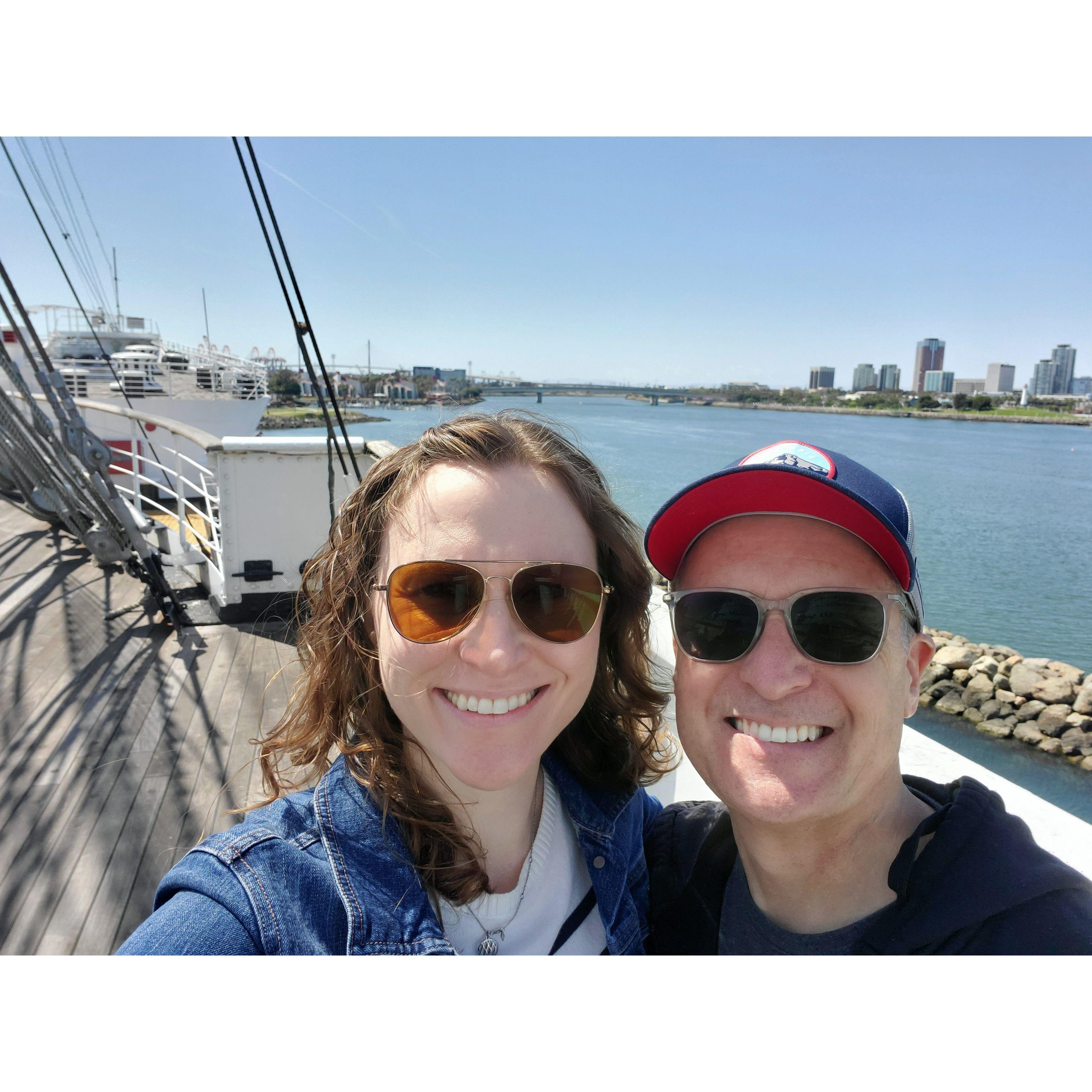 Exploring the Queen Mary in Long Beach, CA