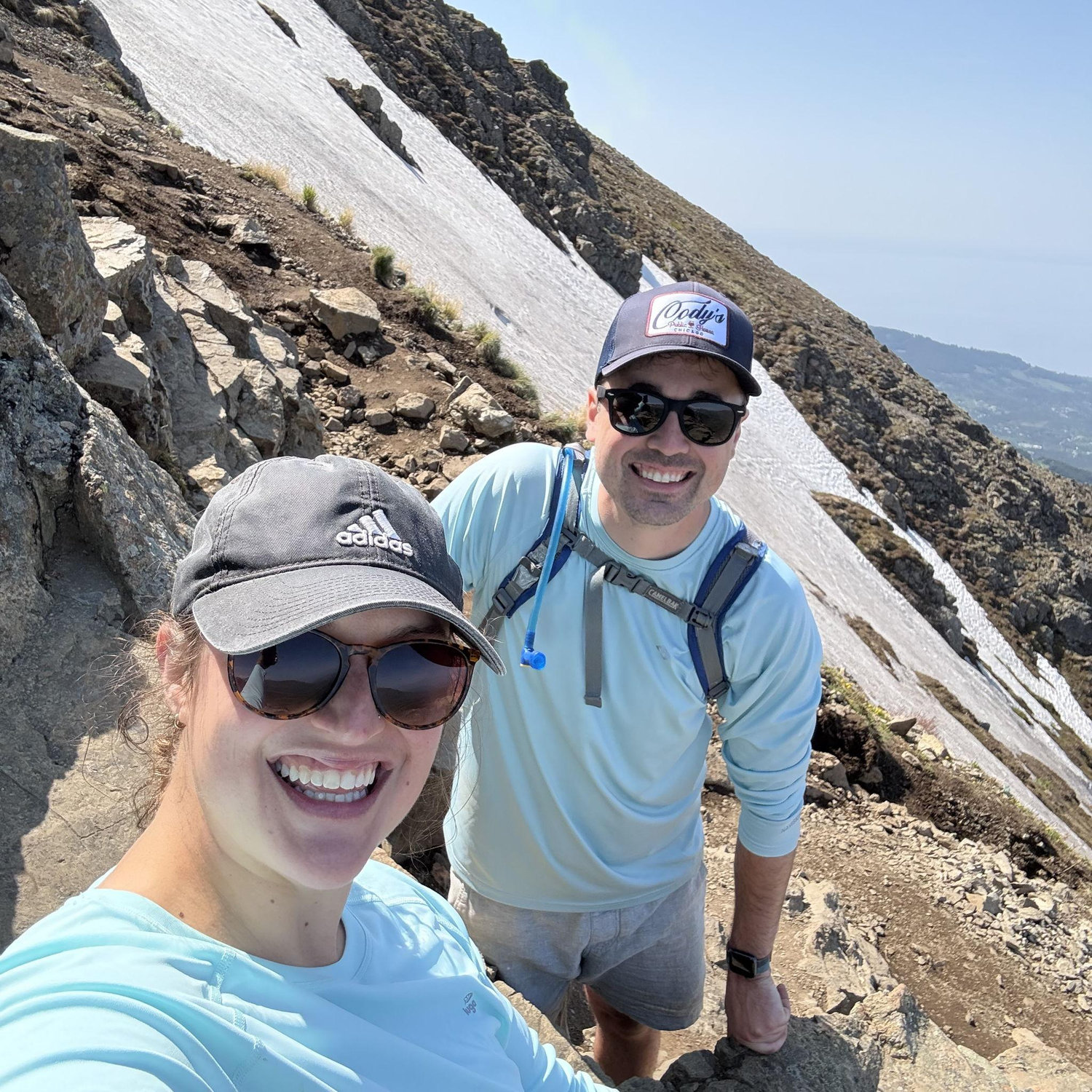 Hiking in Anchorage, AK.