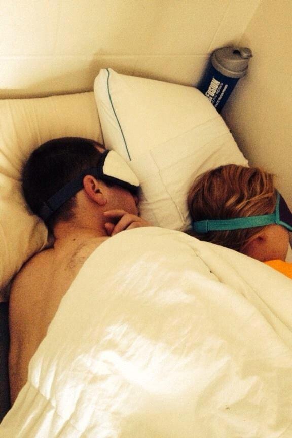 Attempting to sleep in the cold dorm freshman year at Wabash