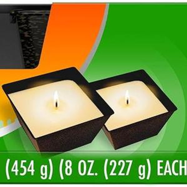 OFF! Backyard Citronella Scented Candle, Ambiance Enhancing Centerpiece, Burns for up to 25 Hours, 16 oz ( Pack of 2)