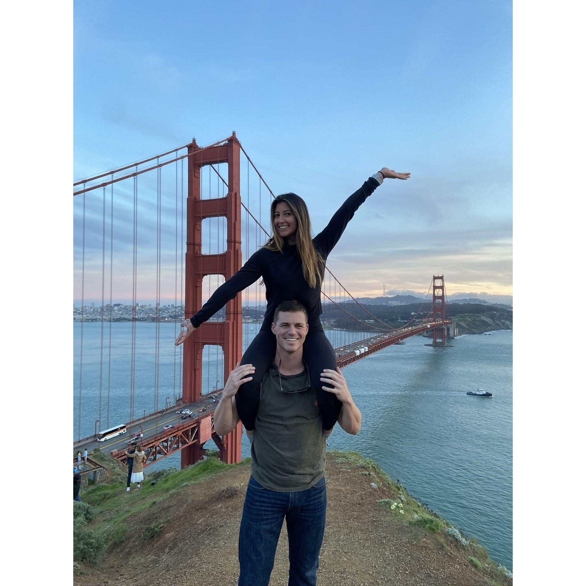 First big trip together! San Francisco (shoutout Sebastian)