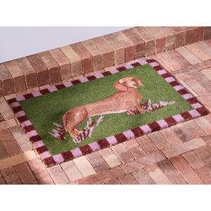 Portobello Dog Coir Printed Doormat