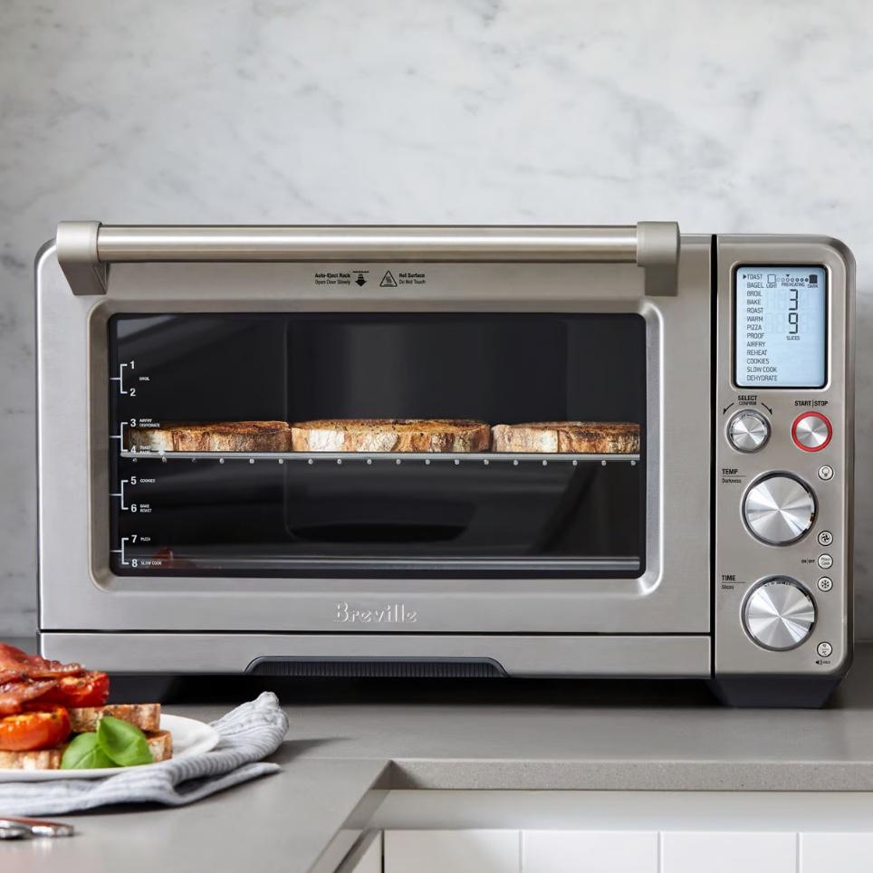 Breville the Smart Oven Air Fryer Pro, BOV900BSS, Brushed Stainless Steel