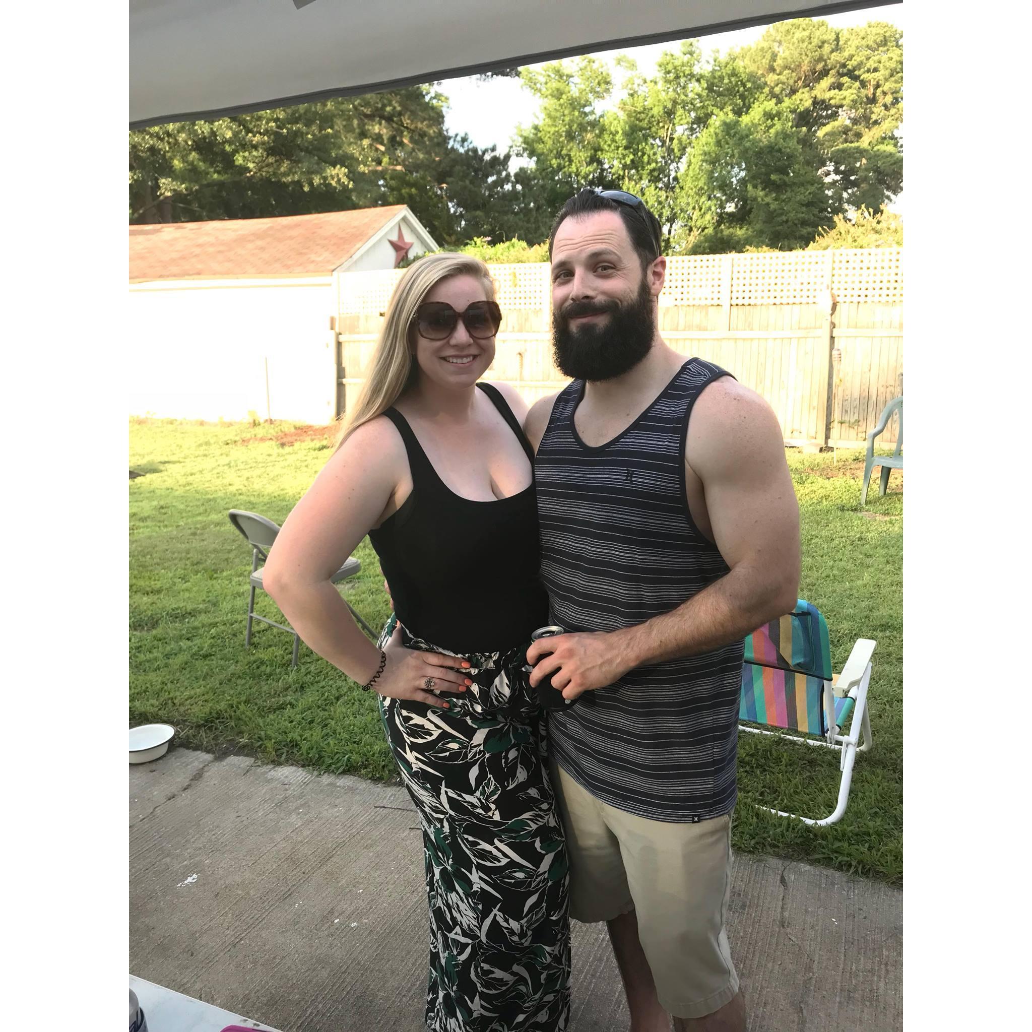 Joelle's house warming party.
