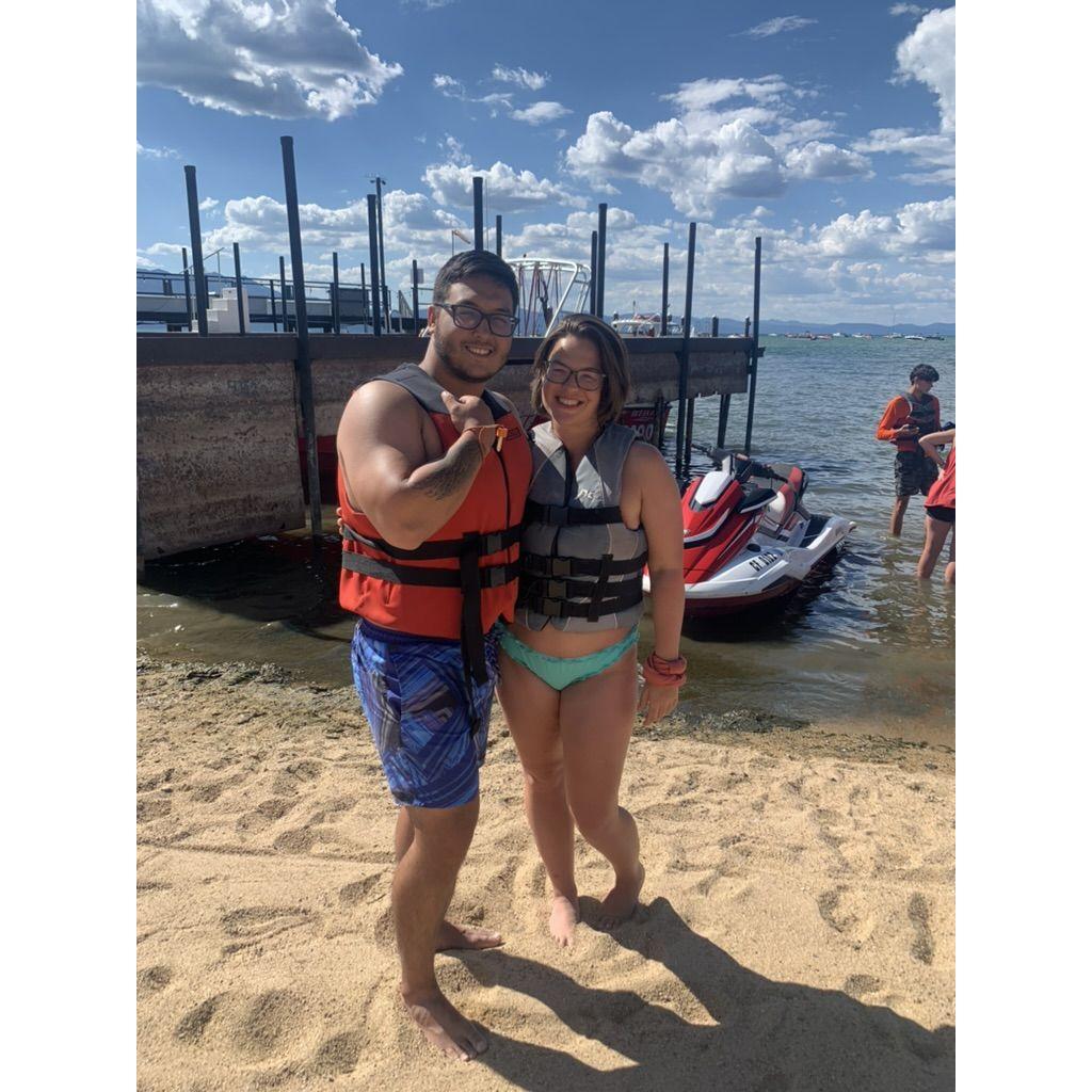 Renting Jet Skis, Lake Tahoe, CA, 2022.