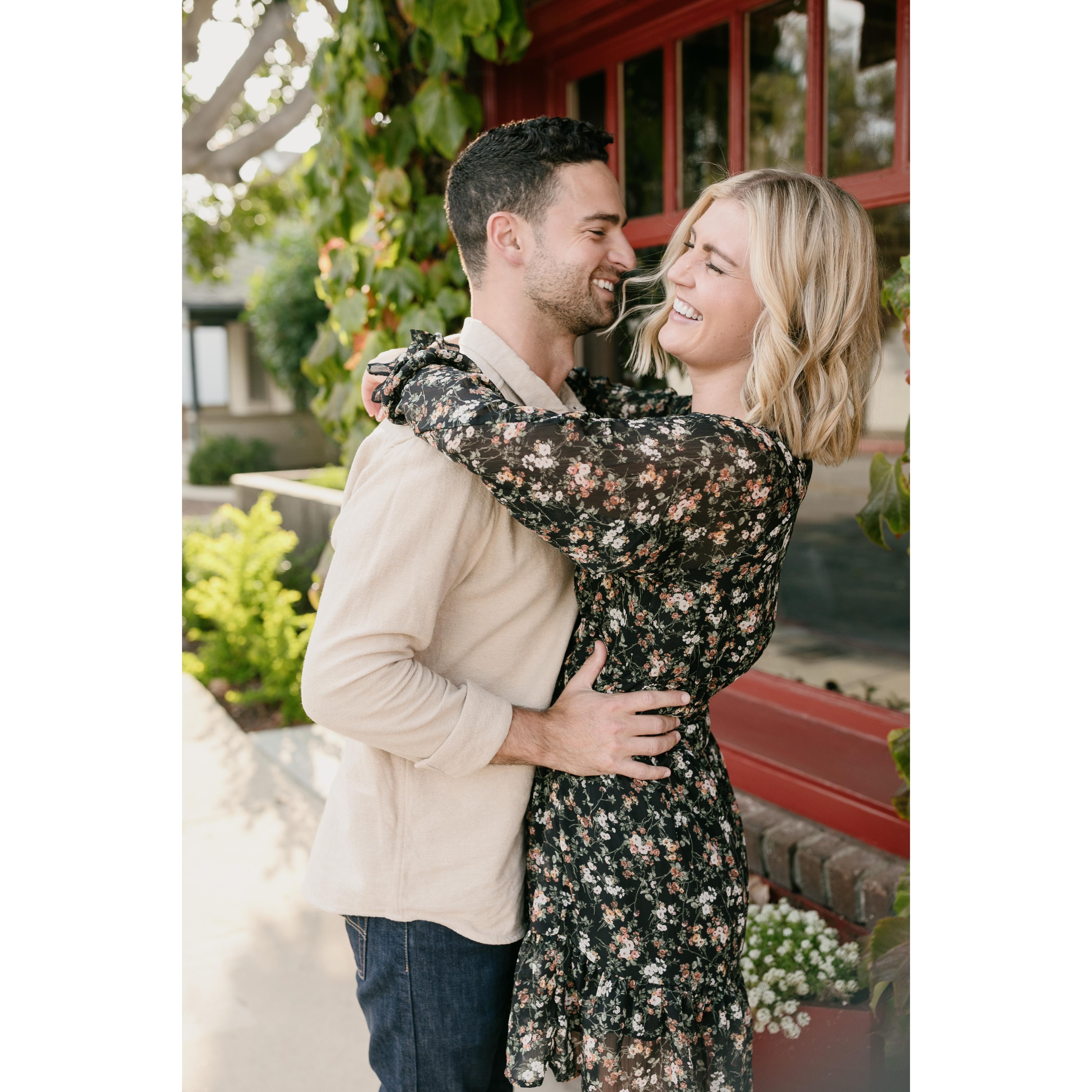 Celebrating one year until the wedding with a trip to San Luis Obispo