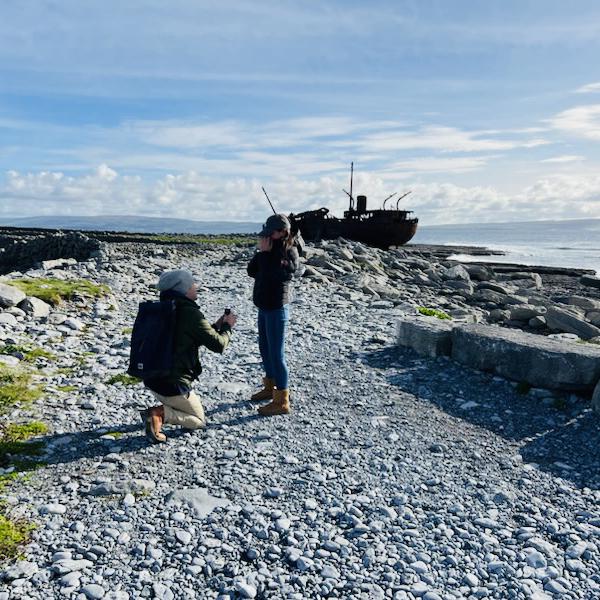 On Inis Oirr, the smallest of the Aran Islands, he popped the question
