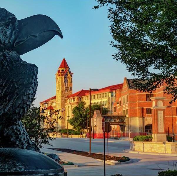 Jayhawk Boulevard at the University of Kansas. Photo by Gregory Ballos.