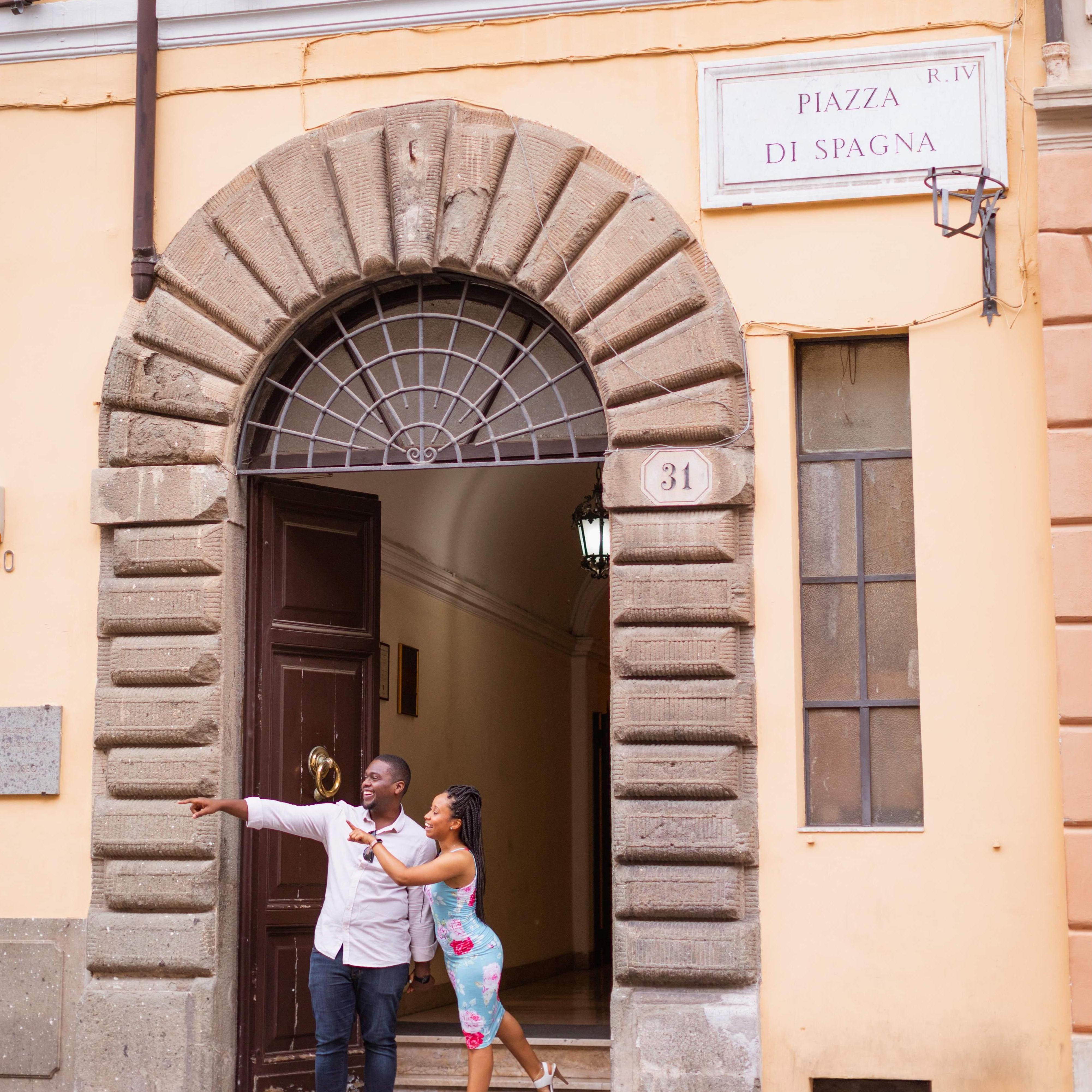 Walking through the streets of Rome