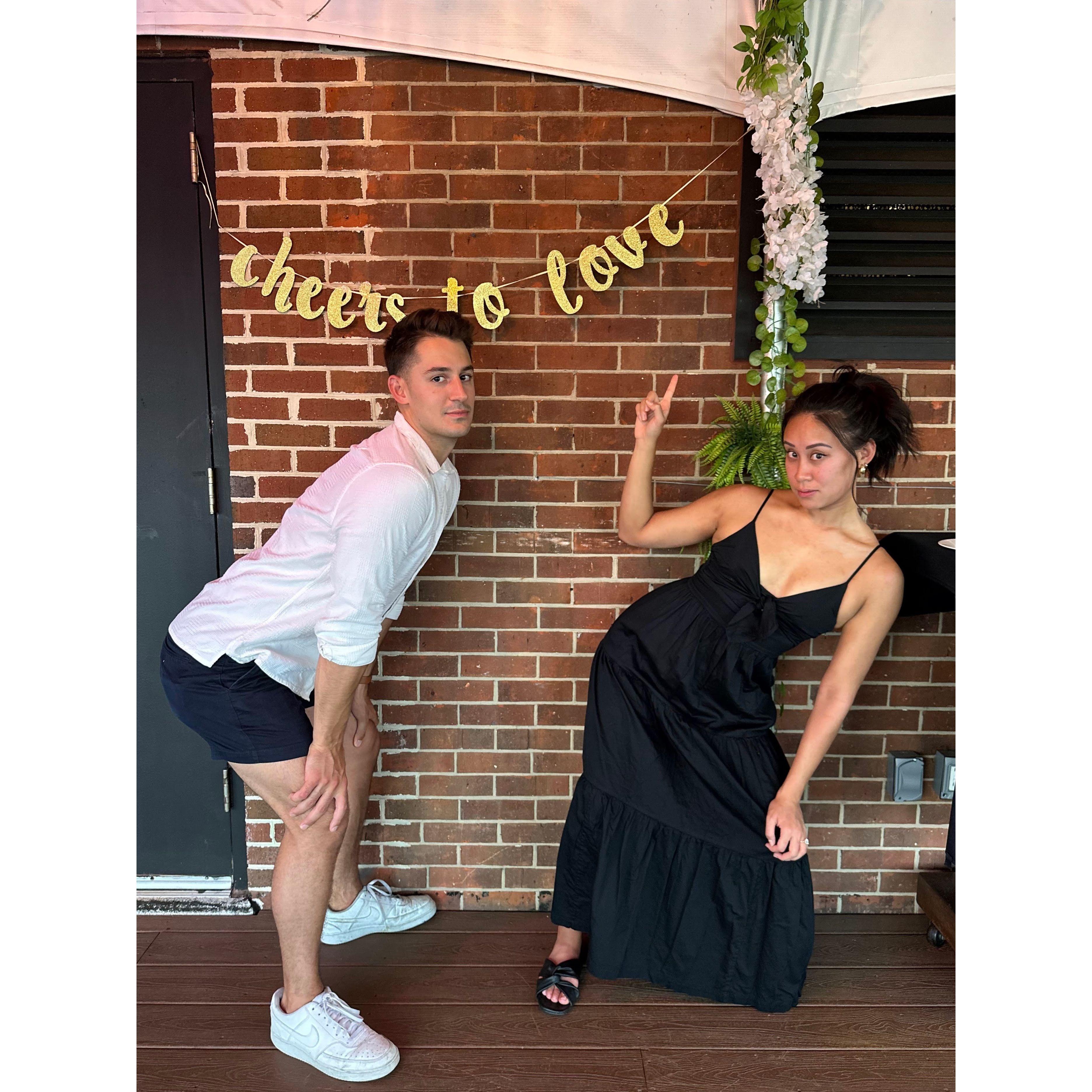 Our surprise engagement party!