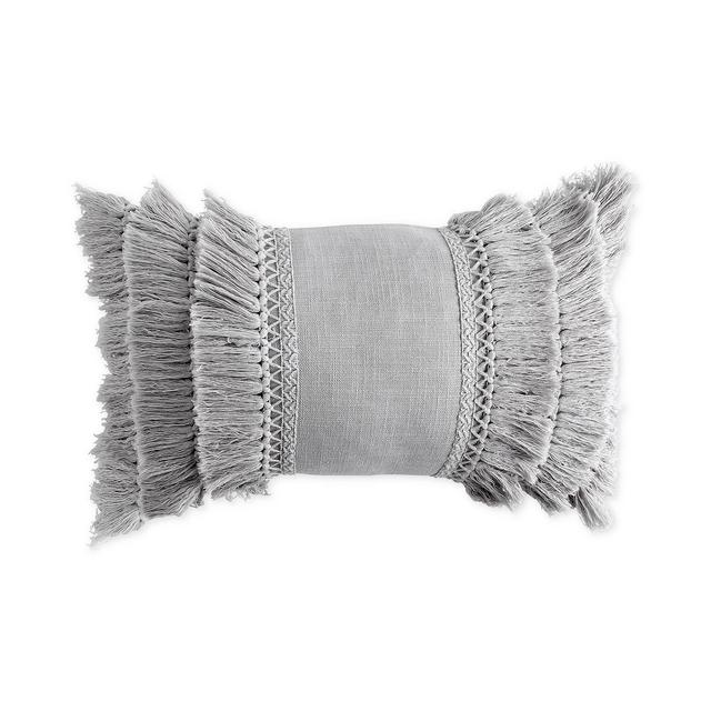 Peri Home 12" x 18" Fringe Decorative Pillow