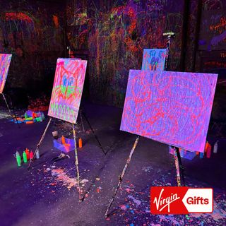 Glow in The Dark Splatter Paint Session for 2 - Los Angeles