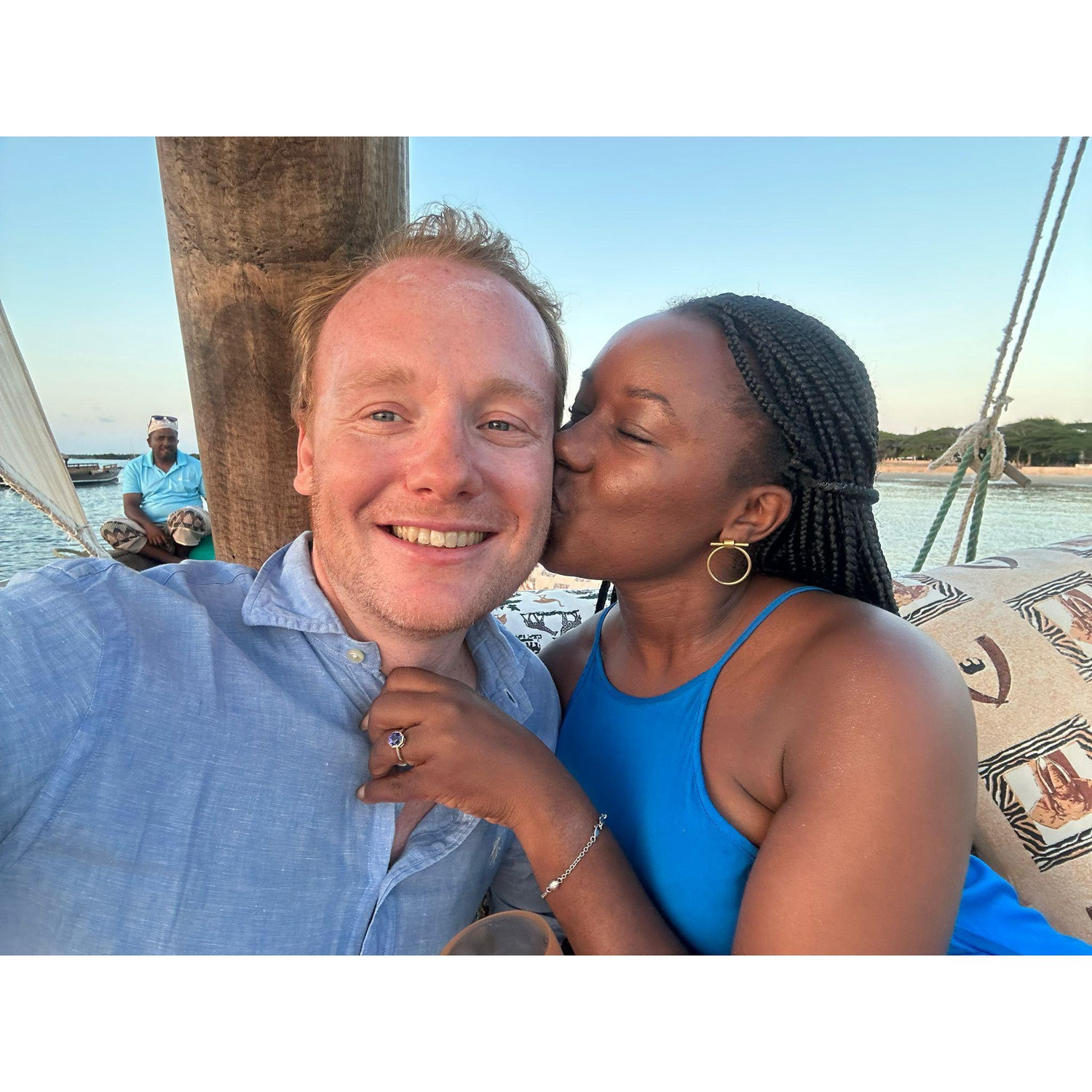 Engaged in Lamu!