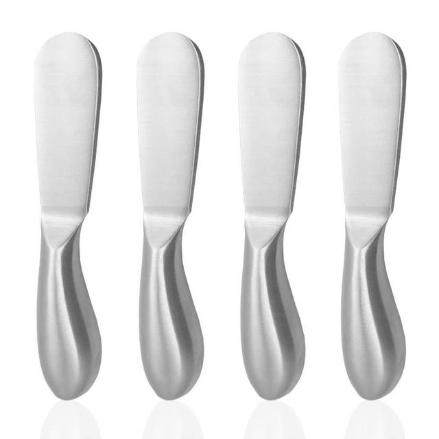 4 Pieces Cheese Spreader Set, SourceTon Stainless Steel Multipurpose Cheese  and Butter Spreader Knives