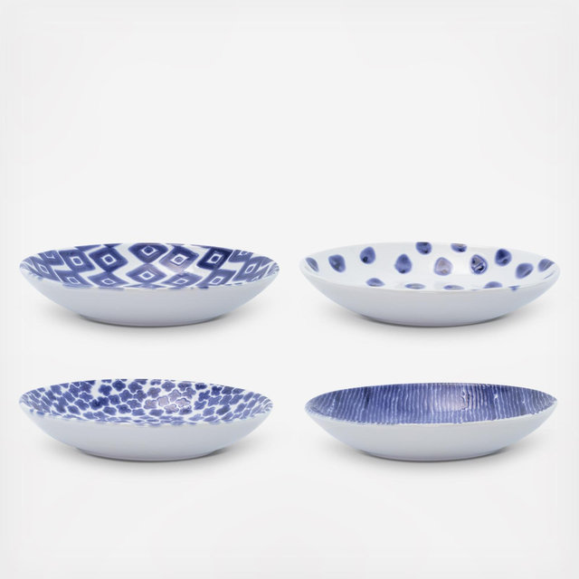 Viva By Vietri, Santorini 4-Piece Assorted Pasta Bowl Set | Zola
