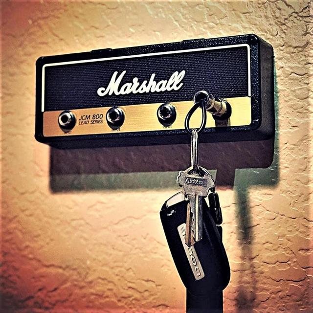 Marshall Key holder for wall Marshall Guitar Keychain Holder Jack II Rack 2.0 Electric Key Rack Amp Vintage Amplifier JCM800 Standard Gift