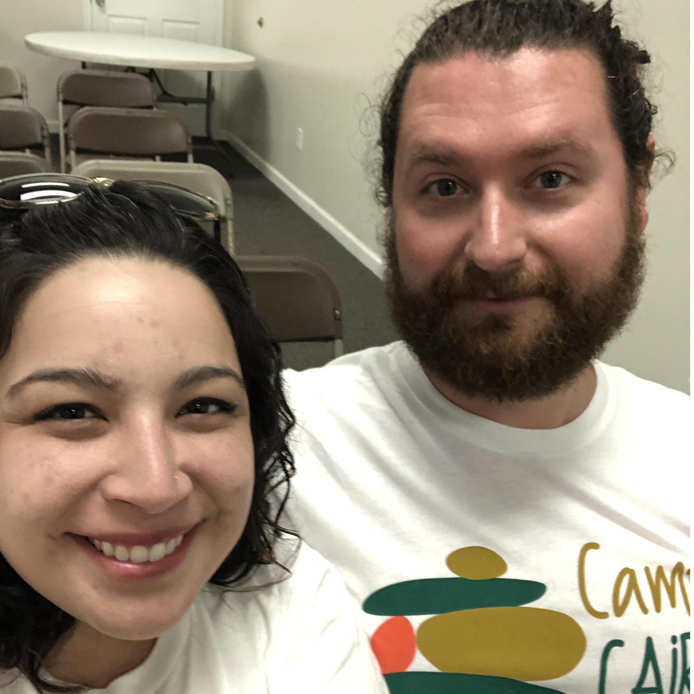 Getting to serve as clinical staff at a grief camp for kids!