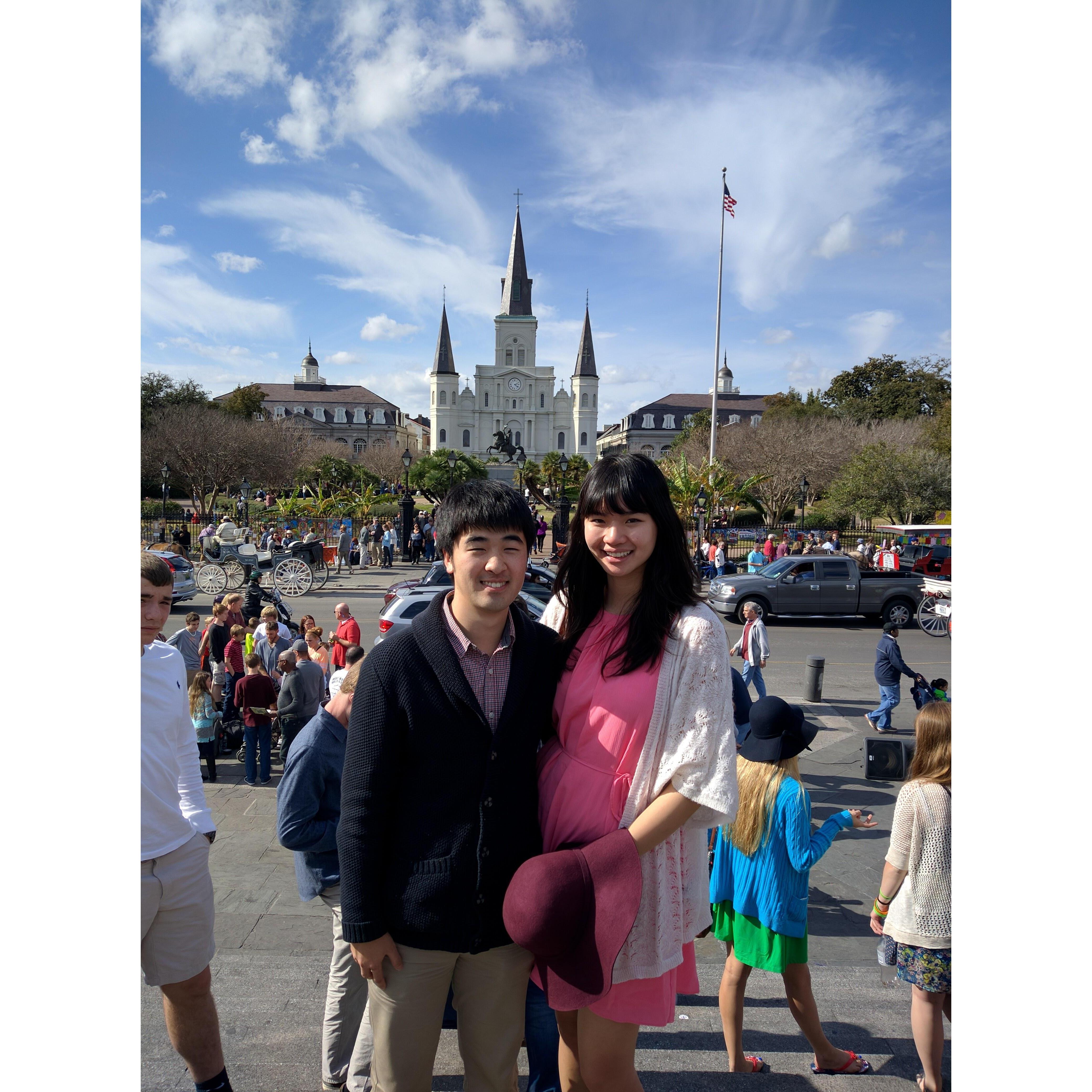 A magical trip to New Orleans, LA in February 2016 (even though this looks like Disney). Still can't get enough of the beignets from Cafe Du Monde!