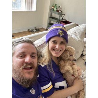 Alex turning Crystal into a Vikings fan