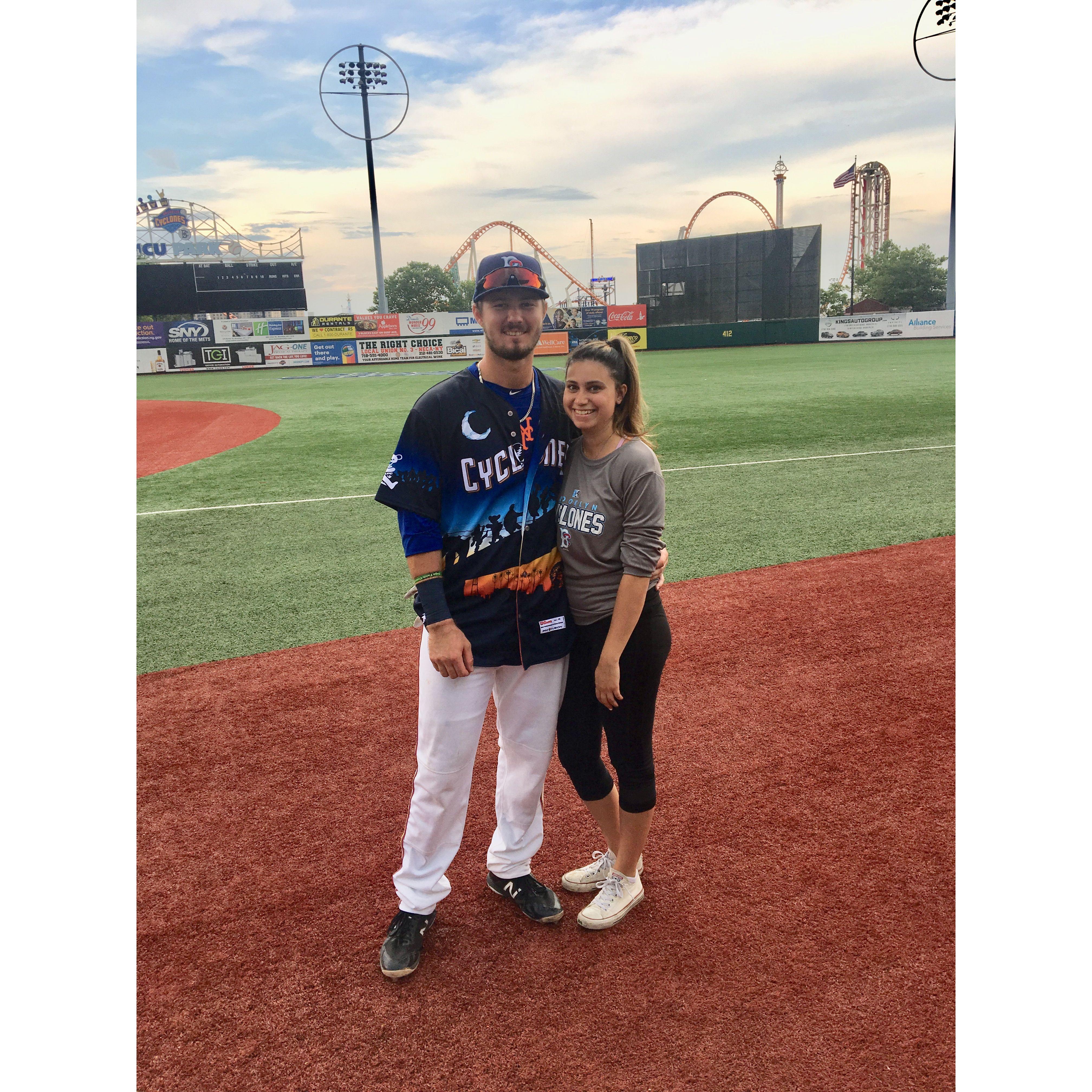 Baseball has been a huge part of our relationship and we wouldn't change our journey for the world!