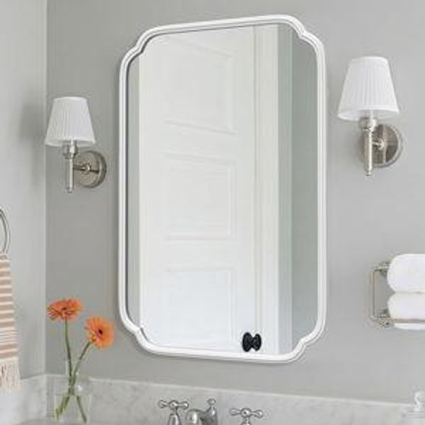 White Bathroom Mirror for Wall 20" x 30"