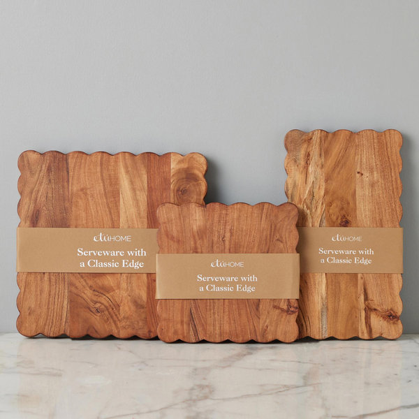 EtuHome Scalloped Square Cutting Board - Thumbnail 3