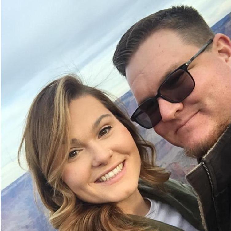 Moments before we got engaged!