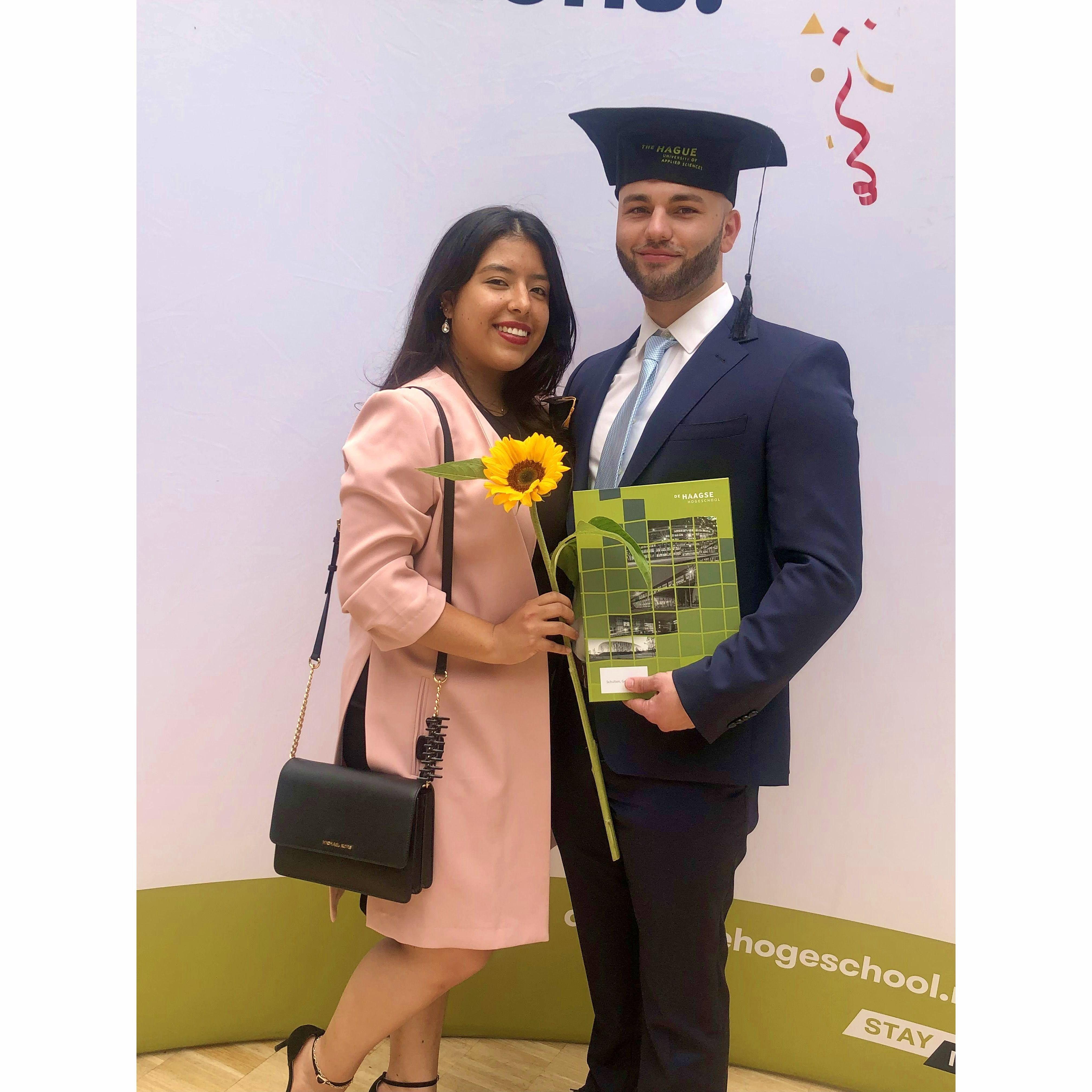 Gerardo's graduation day!