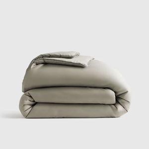 Organic Cotton Sateen Comforter - Dried Sage, King/Cal King
